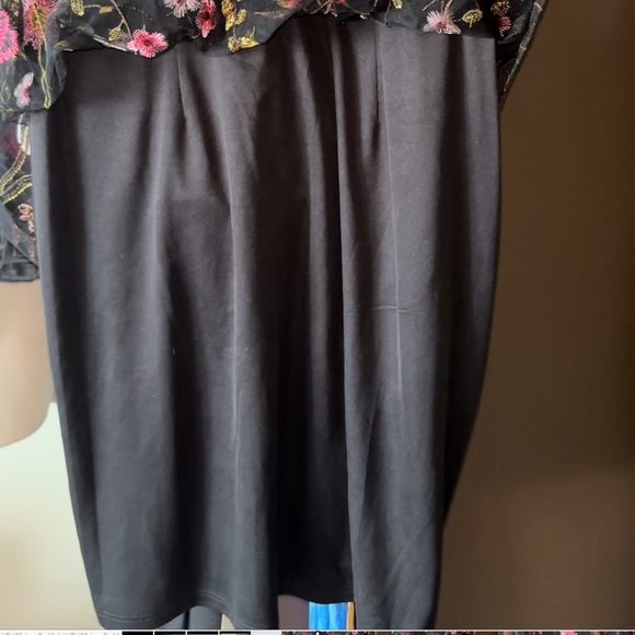 Gorgeous & Sexy Floral Mesh Betsey Johnson Dress w/MINI LINING - Picture 5 of 14